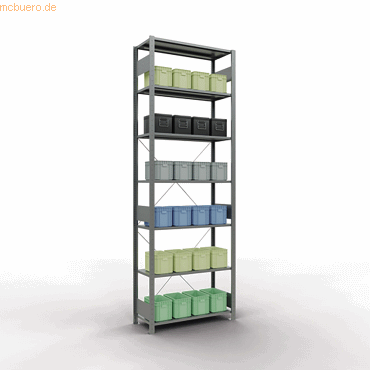 4004514202642 - Gebrüder Schulte - Fachbodenregal Komplettregale MULTIplus150 Traglast 150kg 3000x1000x400mm (Grundregal) 4004514202642 - Gebrüder Schulte - Fachbodenregal Komplettregale MULTIplus150 Traglast 150kg 3000x1000x400mm (Grundregal)