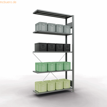 4004514202673 - Anbauregal 1000 x 300 x 2000 cm verzinkt 5 Fachböden 4004514202673 SCHULTE 4004514202673 - Anbauregal 1000 x 300 x 2000 cm verzinkt 5 Fachböden 4004514202673 SCHULTE