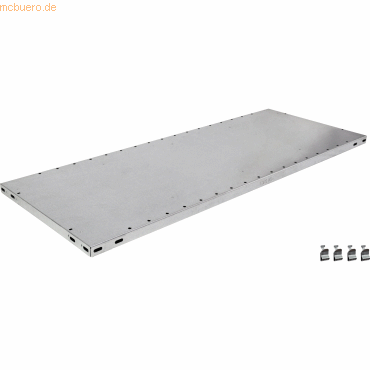 4004514234940 - SCHULTE Lagertechnik Zusatz-Fachboden MULTIPlus 150 1000x 300mm 25 mm Kante mit 4 Fachbodenträgern 4004514234940 - SCHULTE Lagertechnik Zusatz-Fachboden MULTIPlus 150 1000x 300mm 25 mm Kante mit 4 Fachbodenträgern