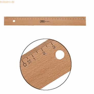 4004627262014 - Holz-Lineal 719400000 braun 40cm mit Tuschekante 4004627262014 M+R 4004627262014 - Holz-Lineal 719400000 braun 40cm mit Tuschekante 4004627262014 M+R