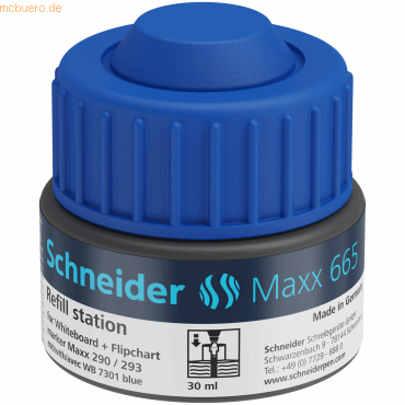 4004675093400 - Refill Station Maxx 665 30ml blau für Marker Maxx 290293 4004675093400 30 Milliliter
