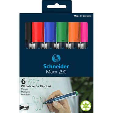 4004675141064 - Boardmarker-Set Maxx 290 129096 Etui 6-farbig sortiert 2-3mm Rundspitze 4004675141064 6 Stück 4004675141064 - Boardmarker-Set Maxx 290 129096 Etui 6-farbig sortiert 2-3mm Rundspitze 4004675141064 6 Stück