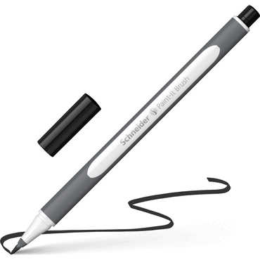4004675175687 - 10 x Brushpen Paint-It 070 black 4004675175687 - 10 x Brushpen Paint-It 070 black