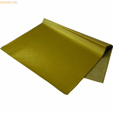 4005063276559 - Seidenpapier 50x70cm Metallic gold VE=24 Bogen