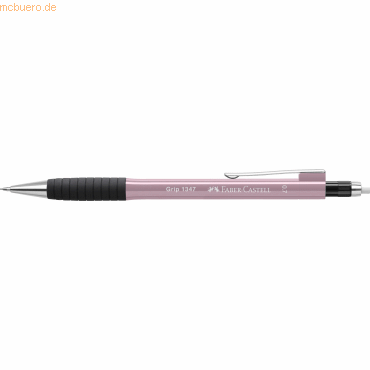 4005401347279 - Druckbleistift GRIP 1347 134727 Härte B 07mm rose schadows mit Radiergummi 4005401347279 Faber-Castell