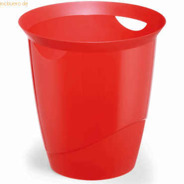 Durable Papierkorb Trend 16 Liter rot