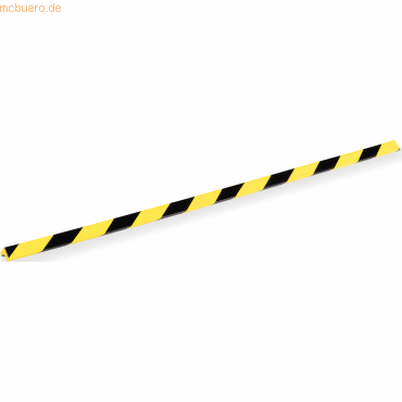 4005546735658 - Eckschutzprofil C19 rechteckig für Innen- & Außenbereich Klebefläche je Seite 19 mm L 1000 x B 26 mm PU-Schaum gelb schwarz