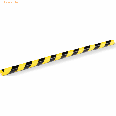 4005546735863 - Kantenschutzprofil E8R rund selbstklebend für Innen- & Außenbereich Aussparung 8 mm L 1000 mm PU-Schaum gelb schwarz