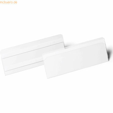 4005546736563 - Etikettentasche Hard Cover 1 2 A5 quer selbstklebend mit Permanent-Klebestreifen rückstandsfrei ablösbar PET Hartfolie transparent