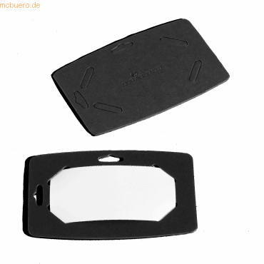 4005546741062 - DURABLE 827201 - Namensschild 40x75 mm mit Einsteckschilder schwarz 20 Stück 4005546741062 - DURABLE 827201 - Namensschild 40x75 mm mit Einsteckschilder schwarz 20 Stück