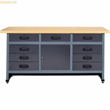 4005568198707 - Werkbank 19870 1700x600x840mm 9Schubladen 4005568198707 NORDWEST Handel AG 4005568198707 - Werkbank 19870 1700x600x840mm 9Schubladen 4005568198707 NORDWEST Handel AG