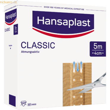 4005800183829 - Pflaster CLASSIC 7577553 4cmx5m 4005800183829 Hansaplast 4005800183829 - Pflaster CLASSIC 7577553 4cmx5m 4005800183829 Hansaplast