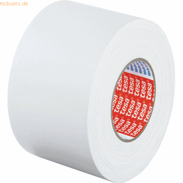 4005800224164 - Premium Gewebeband (Klebeband) wasserfestes Panzertape 19mm x 50 Meter weiß - Tesa