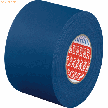 3 x Tesa Gewebeband tesaband 4651 Premium 50mmx50m blau