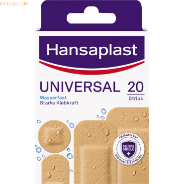 4005800280023 - Hansaplast Pflasterstrip UNIVERSAL 1009266 4Größen 4005800280023 20 Stück 4005800280023 - Hansaplast Pflasterstrip UNIVERSAL 1009266 4Größen 4005800280023 20 Stück