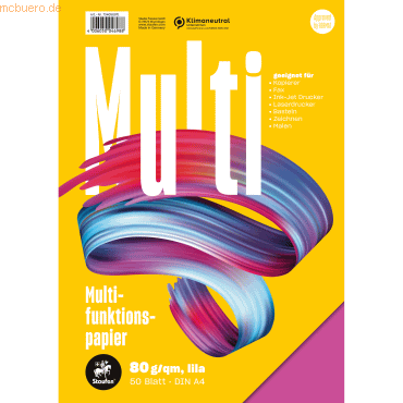 4006050046988 - Kopierpapier Multi 734050971 lila A4 80g 4006050046988 50 Blatt 4006050046988 - Kopierpapier Multi 734050971 lila A4 80g 4006050046988 50 Blatt
