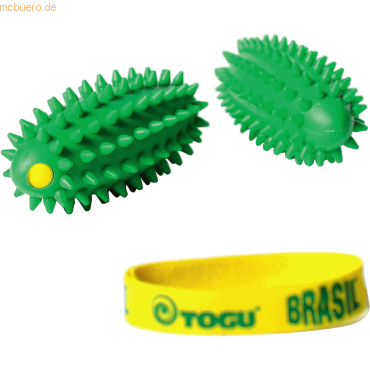 4006226025137 - TOGU Ergonomiehandtrainer Brasil 470636 11x5cm grün 4006226025137 470636 2 Stück 4006226025137 - TOGU Ergonomiehandtrainer Brasil 470636 11x5cm grün 4006226025137 470636 2 Stück