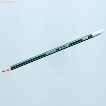 4006381172813 - 12 x Bleistift mit Radierer Othello B grün mit Streifen 4006381172813 - 12 x Bleistift mit Radierer Othello B grün mit Streifen
