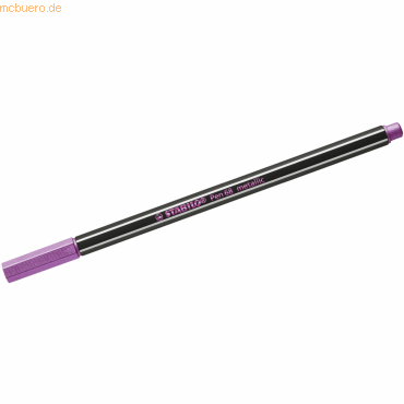 10 x Stabilo Premium-Filzstift Pen 68 metallic 1,4mm (M) metallic rosa