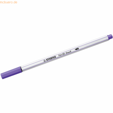 4006381545709 - 10 x Premium-Filzstift mit Pinselspitze Pen 68 brush violett