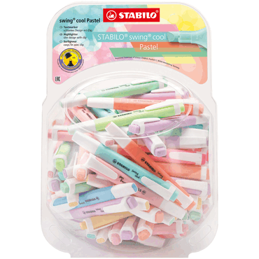4006381559812 - Textmarker swing cool Pastel Bonbon Bonbonglas 100 Stück 10 Fa 4006381559812 - Textmarker swing cool Pastel Bonbon Bonbonglas 100 Stück 10 Fa