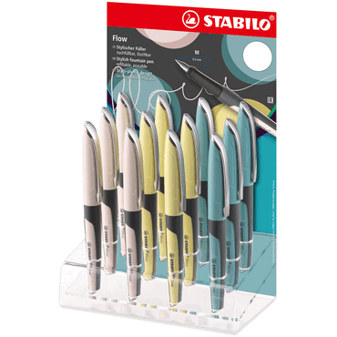 4006381567961 - Füller Flow Modern Office M 12 ST POP-Paket 12 Stück 3 Farben 4006381567961 - Füller Flow Modern Office M 12 ST POP-Paket 12 Stück 3 Farben