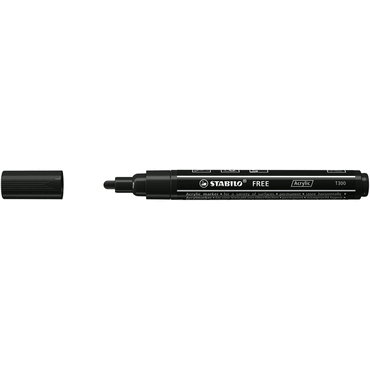4006381576314 - 5 x Acrymarker FREE Acrylic T300 schwarz 4006381576314 - 5 x Acrymarker FREE Acrylic T300 schwarz