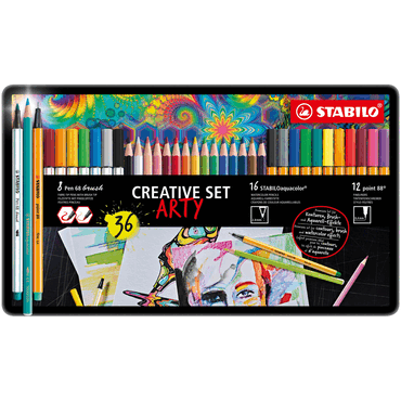 4006381582681 - Schreibset 36-teilig CREATIVE ARTY sort 4006381582681 STABILO 36 Stück 4006381582681 - Schreibset 36-teilig CREATIVE ARTY sort 4006381582681 STABILO 36 Stück