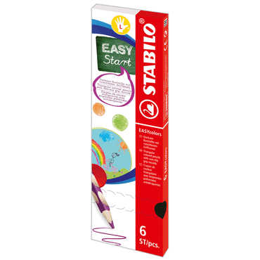 4006381605502 - 6 x Buntstift EASYcolors dunkelblau L