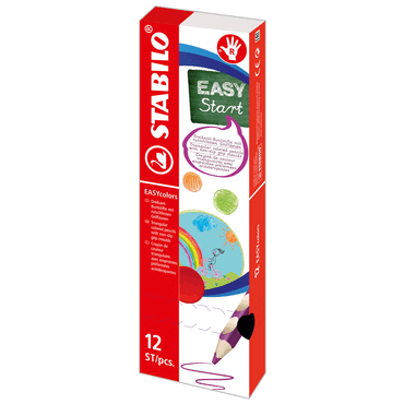 4006381605830 - 12 x Buntstift EASYcolors dunkel braun R