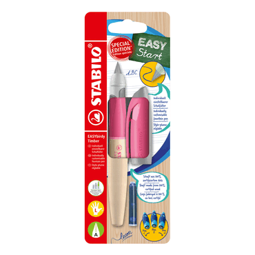 4006381606257 - 3 x Füller EASYbirdy Timber A Blister rosa L 4006381606257 - 3 x Füller EASYbirdy Timber A Blister rosa L