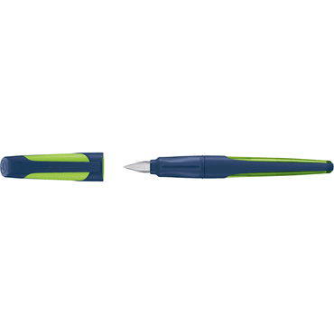 4006381607131 - Schulfüller STABILO® EASYbuddy Feder L in stahlblau limette 4006381607131 - Schulfüller STABILO® EASYbuddy Feder L in stahlblau limette