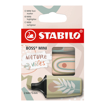 4006381615785 - 10 x Textmarker BOSS MINI Naturevibes Pack 3 Stück 3 Farben 4006381615785 - 10 x Textmarker BOSS MINI Naturevibes Pack 3 Stück 3 Farben