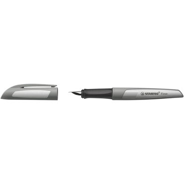 4006381616034 - STABILO Flow MONOCHROME Patronenfüller pastellgrau M (mittel)