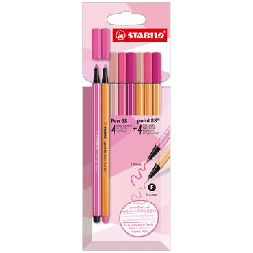 4006381616218 - Stiftetui 8ST P68&P88 Shades of Pink 4006381616218 8 Stück 4006381616218 - Stiftetui 8ST P68&P88 Shades of Pink 4006381616218 8 Stück