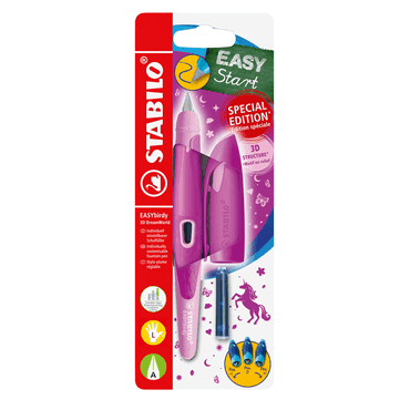 4006381616492 - 3 x Füller EASYbirdy 3D DreamWorld A Blister pink L 4006381616492 - 3 x Füller EASYbirdy 3D DreamWorld A Blister pink L