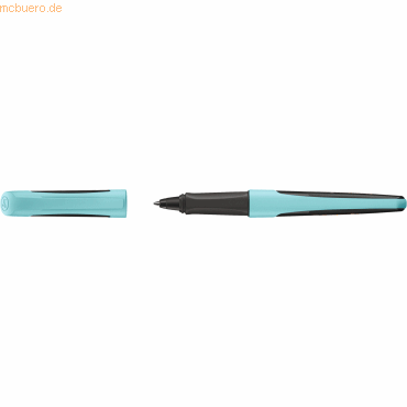 4006381616577 - STABILO Kugelschreiber Flow hellblau schwarz Schreibfarbe blau 1 St