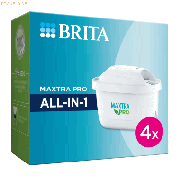 Brita Filterkartusche MAXTRA PRO 122027 ALL-IN-1 4 Stück