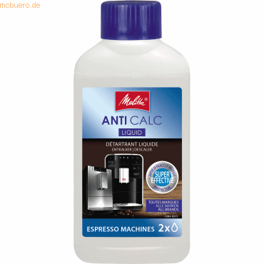 4006508204663 - AntiCalc Flüssigentkalker 250 ml für Espressomachinen und Vollautomaten Entkalker Kaffeemaschinenentkalker - Melitta 4006508204663 - AntiCalc Flüssigentkalker 250 ml für Espressomachinen und Vollautomaten Entkalker Kaffeemaschinenentkalker - Melitta