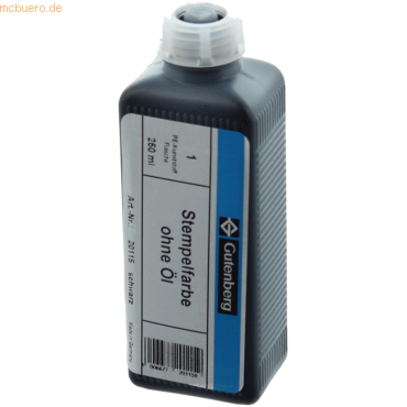 4006677201159 - Stempelfarbe ohne Öl 250ml schwarz