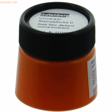 4006677213138 - Stempelfarbe Universal D 30ml weiß