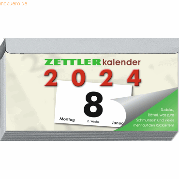 4006928022946 - 5 x Tagesabreißkalender 312 Q 109x59cm 2024