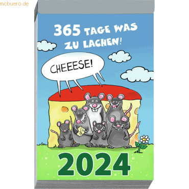 4006928022991 - 2 x Humor-Tagesabreißkalender 362 83x128cm 2024