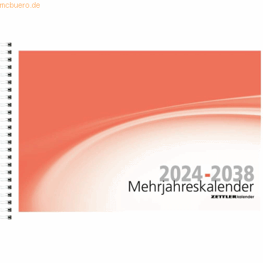 Zettler Mehrjahresplaner 29,9x20,6cm 2024-2038