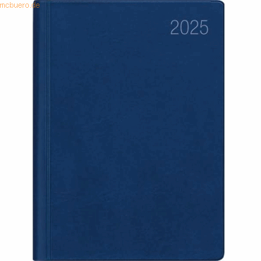 4006928024896 - Taschenkalender 640 102x142cm 1 Woche 2 Seiten blau 2025