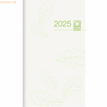 4006928025565 - Taschenkalender Natura 88x152cm 1 Monat 2 Seiten RC 2025