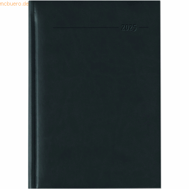 4006928026463 - Buchkalender 875 15x21cm 1 Tag 1 Seite Tucson schwarz 2025