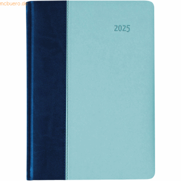 4006928026838 - Buchkalender 878 15x21cm 1 Tag 1 Seite Air blau-azur 2025