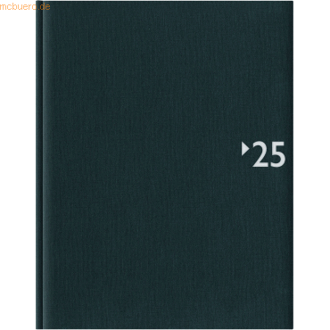 Zettler Wochenbuch 739 Leinen Register 21x26,5cm 1 Woche/2 Seiten anth