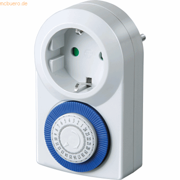 4007123634088 - Brennenstuhl - 1506160 Steckdosen-Zeitschaltuhr analog Tagesprogramm 3500 w IP20 4007123634088 - Brennenstuhl - 1506160 Steckdosen-Zeitschaltuhr analog Tagesprogramm 3500 w IP20